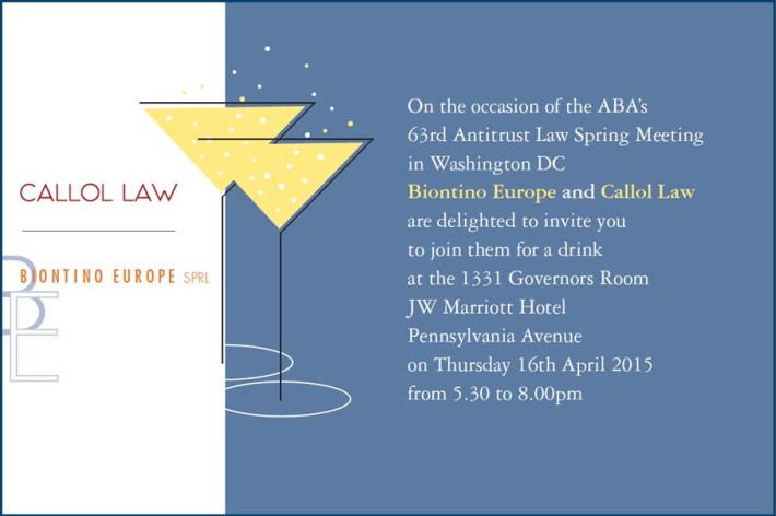 Cocktail Biontino Callol Law WDC 2015
